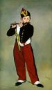 マネ　笛を吹く少年(1866)