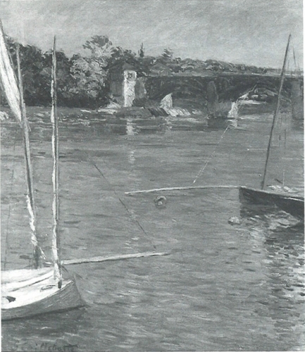 アルジャントゥイユ橋のヨット