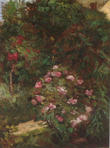 花、プティ=ジャンヌヴィリエの庭